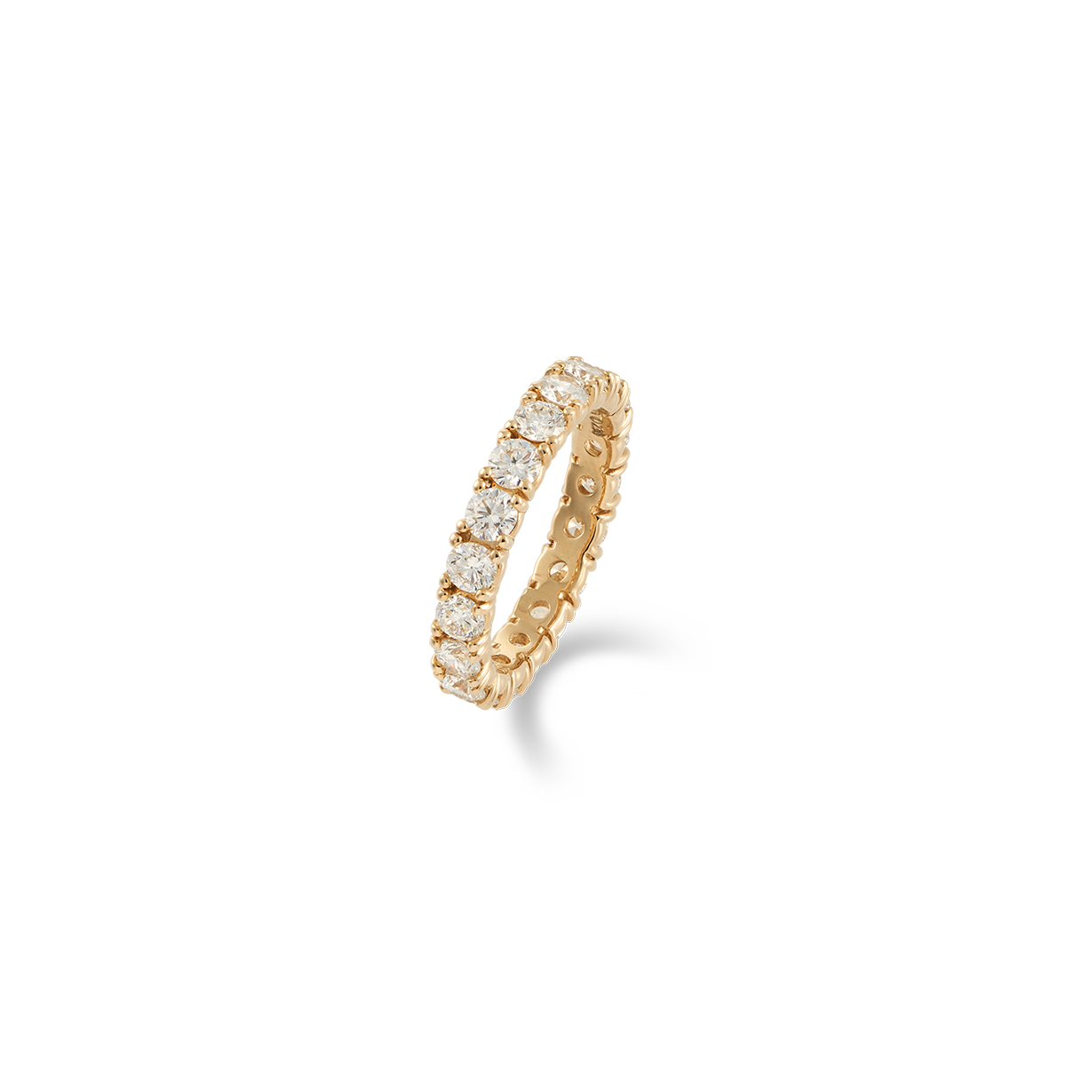 3.0mm 모이사나이트 이터니티 반지 (1부 사이즈)