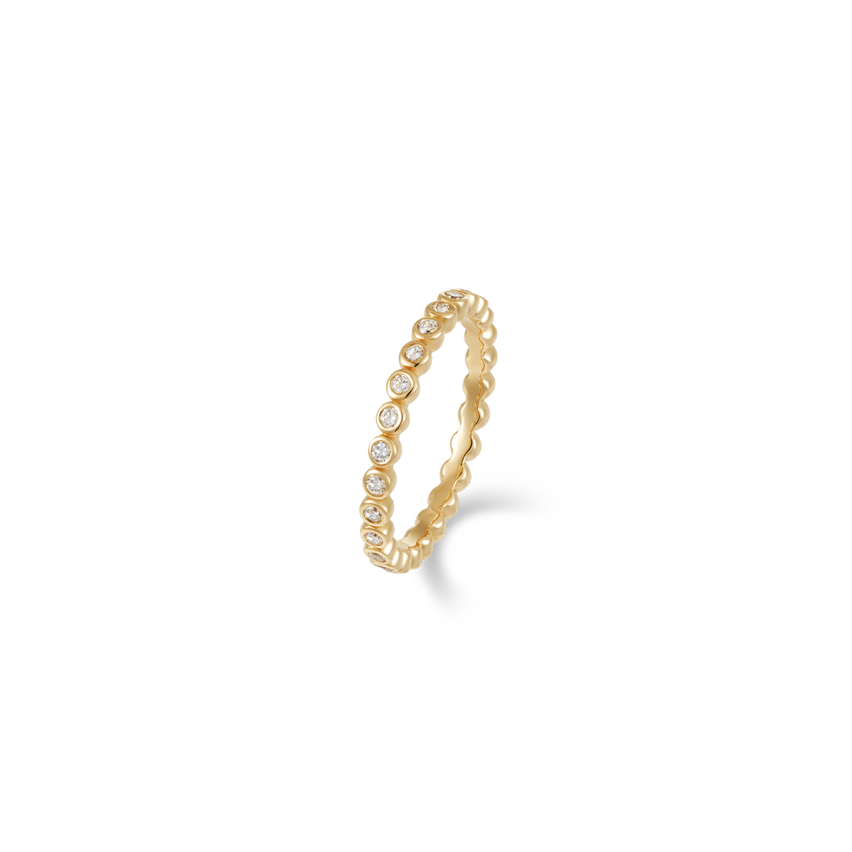 1.5mm 랩다이아몬드 베젤 이터니티 반지