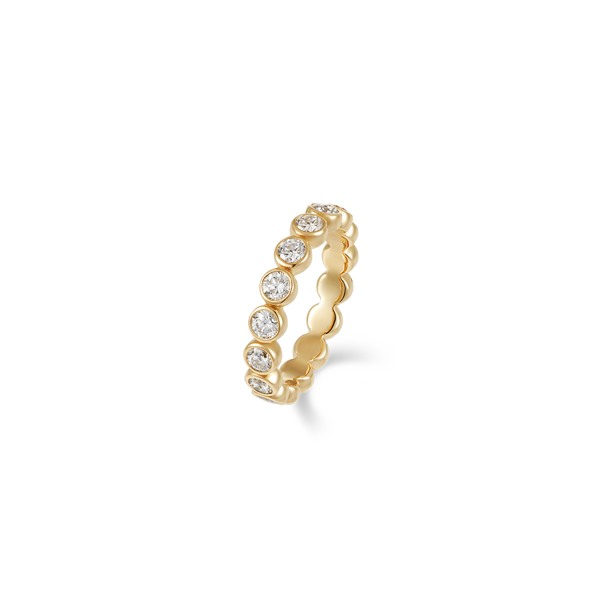 3.0mm 랩다이아몬드 베젤 이터니티 반지